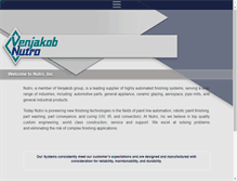 Tablet Screenshot of nutroinc.com